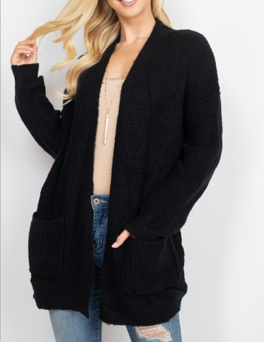 Basic Black Cardigan