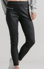 Load image into Gallery viewer, Black Betty Moto Jeggings