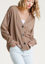 Load image into Gallery viewer, Camel Cardigan