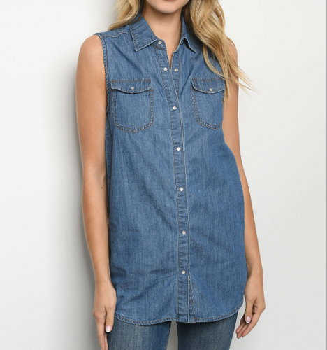 Denim Darling Top