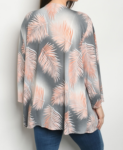 Pink Palms Kimono