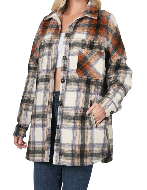 Trusty Plaid Shacket