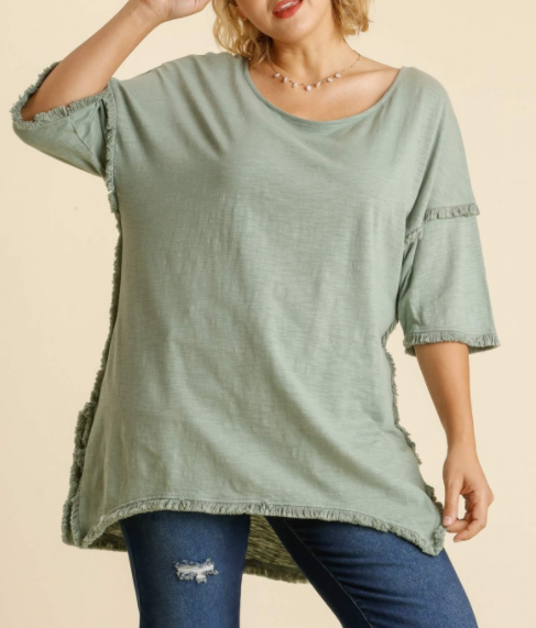 Dusty Mint Top