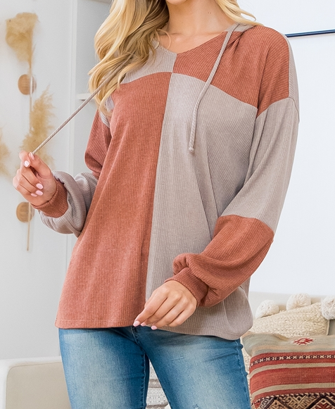 Rusty Colorblock Hoodie